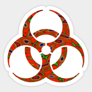 Biohazard - code red Sticker